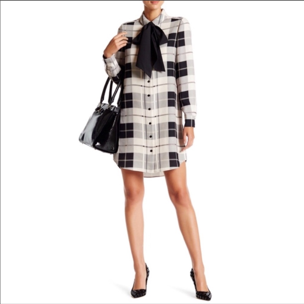 NWT Kate Spade Woodland Plaid Griffin Dress